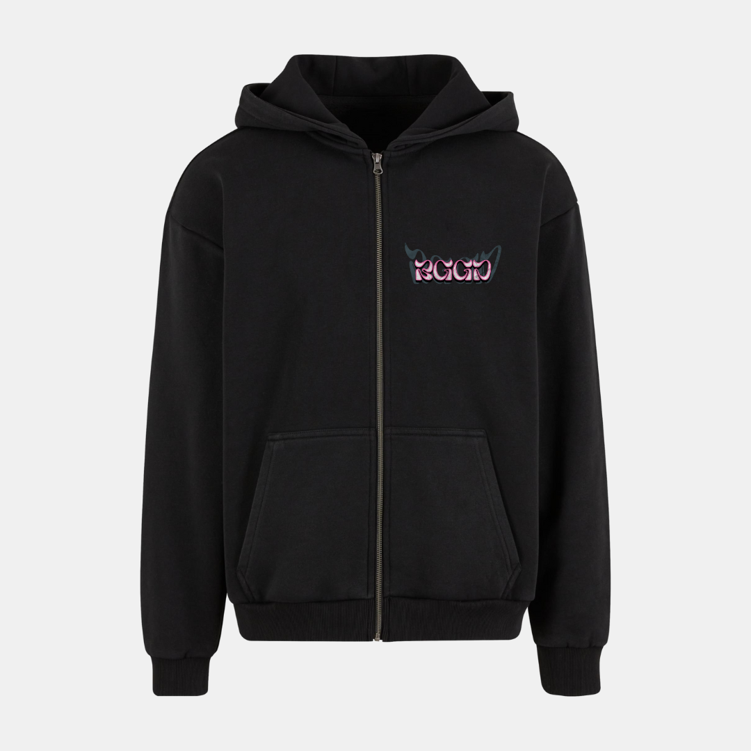 NEVER BORING ZIP HOODIE
