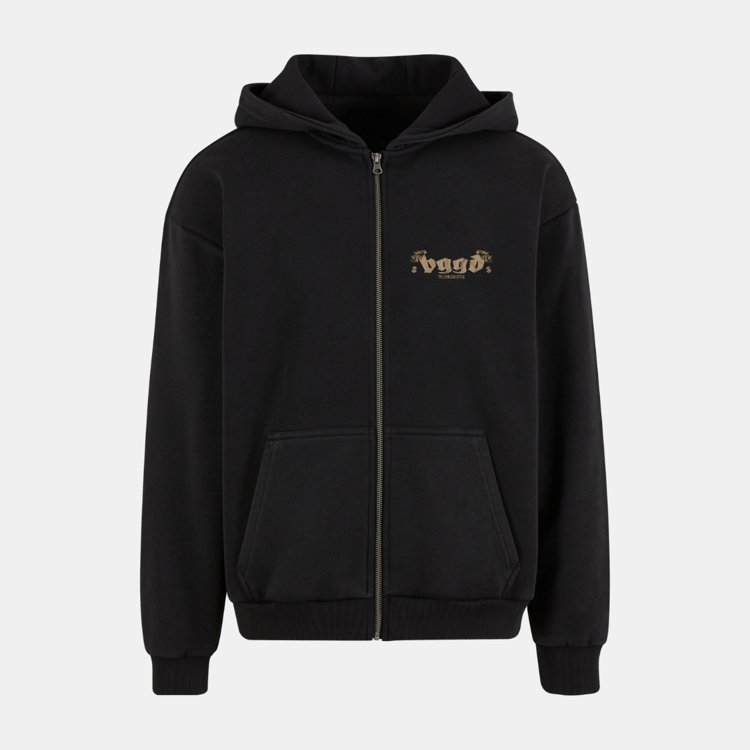 BGGD ANGLE ZIP HOODIE