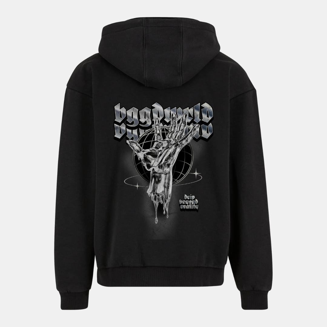 BGGDWRLD ZIP HOODIE