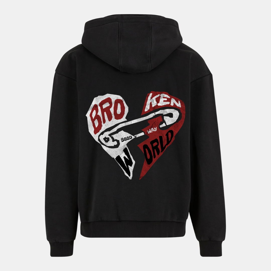BROKEN WORLD ZIP HOODIE