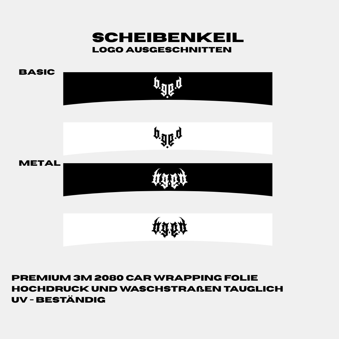 Scheibenkeil /  Ausgeschnittenes Logo